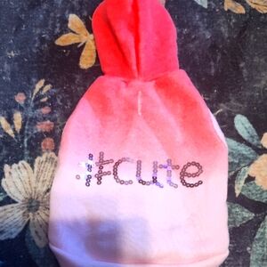 💜5/$25.00💜Material Girl Soft Pink Pet Hoodie